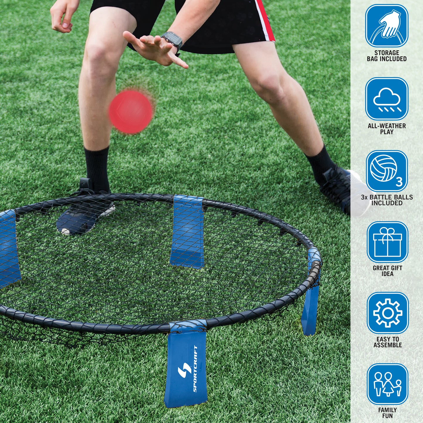 Slam Ball Set with 3 Battle Balls for up-to 2 Teams