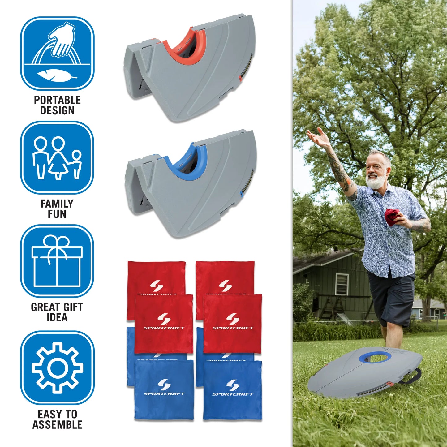 Portable Bean Bag Toss
