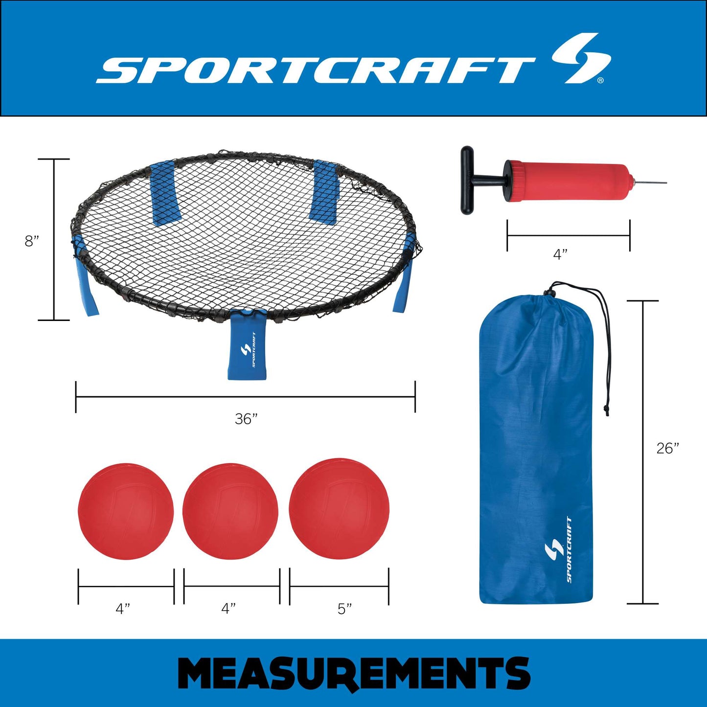 Slam Ball Set with 3 Battle Balls for up-to 2 Teams