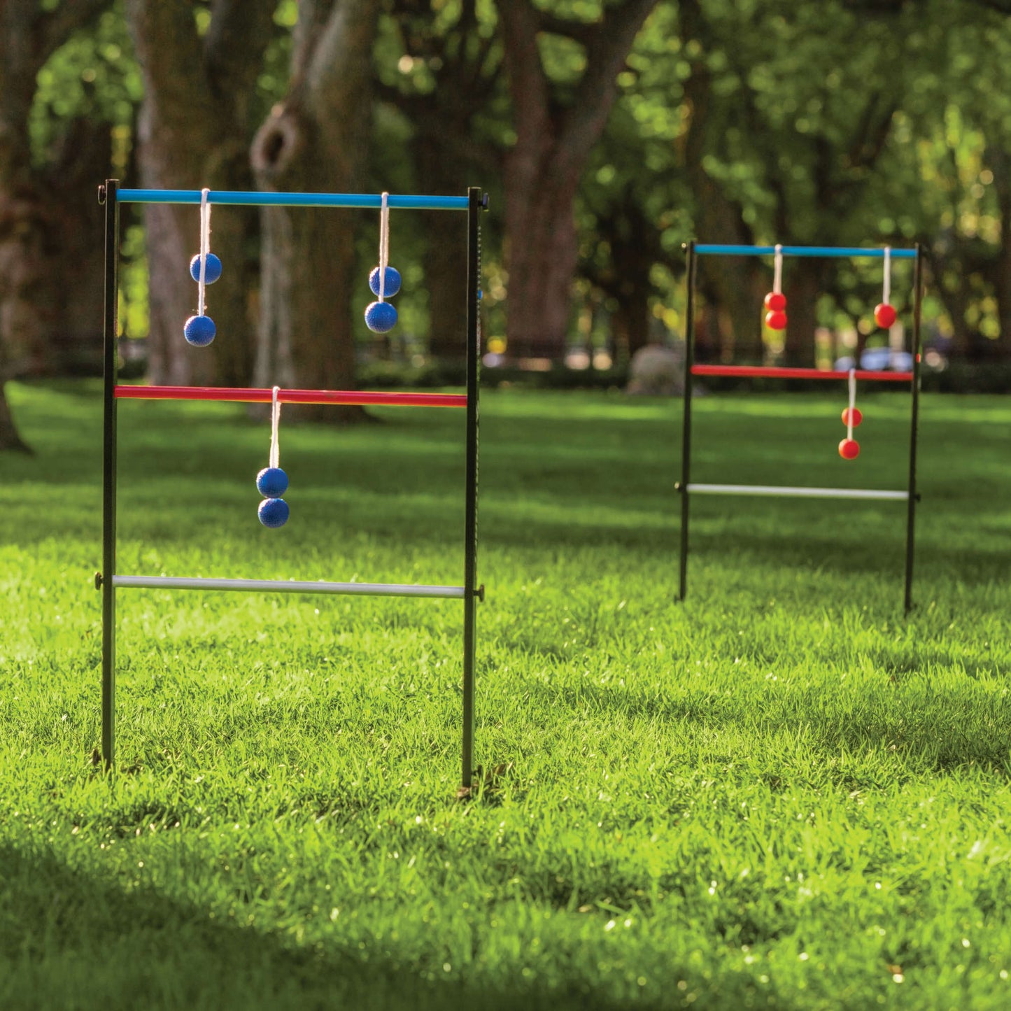 Steel Ladder Toss with 6 Bolas for up-to 2 Teams