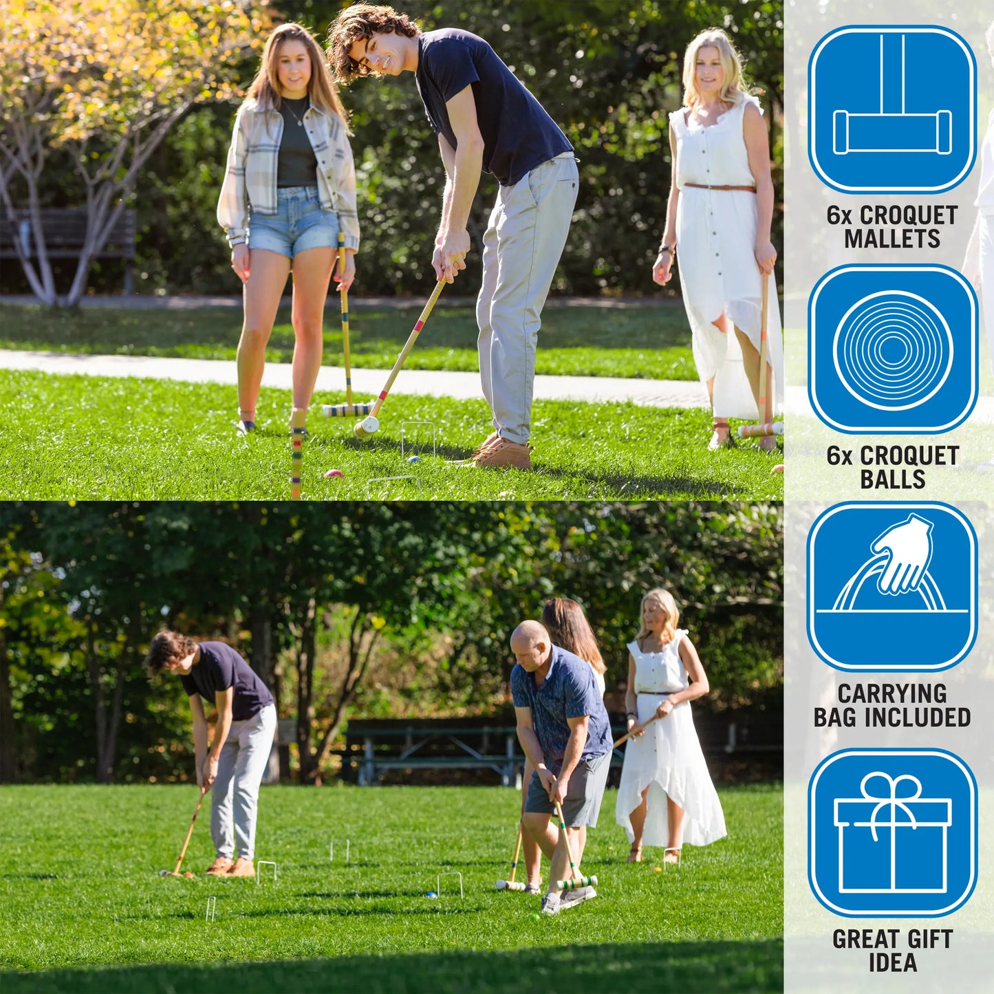 Classic Croquet Set for up-to 6 Players