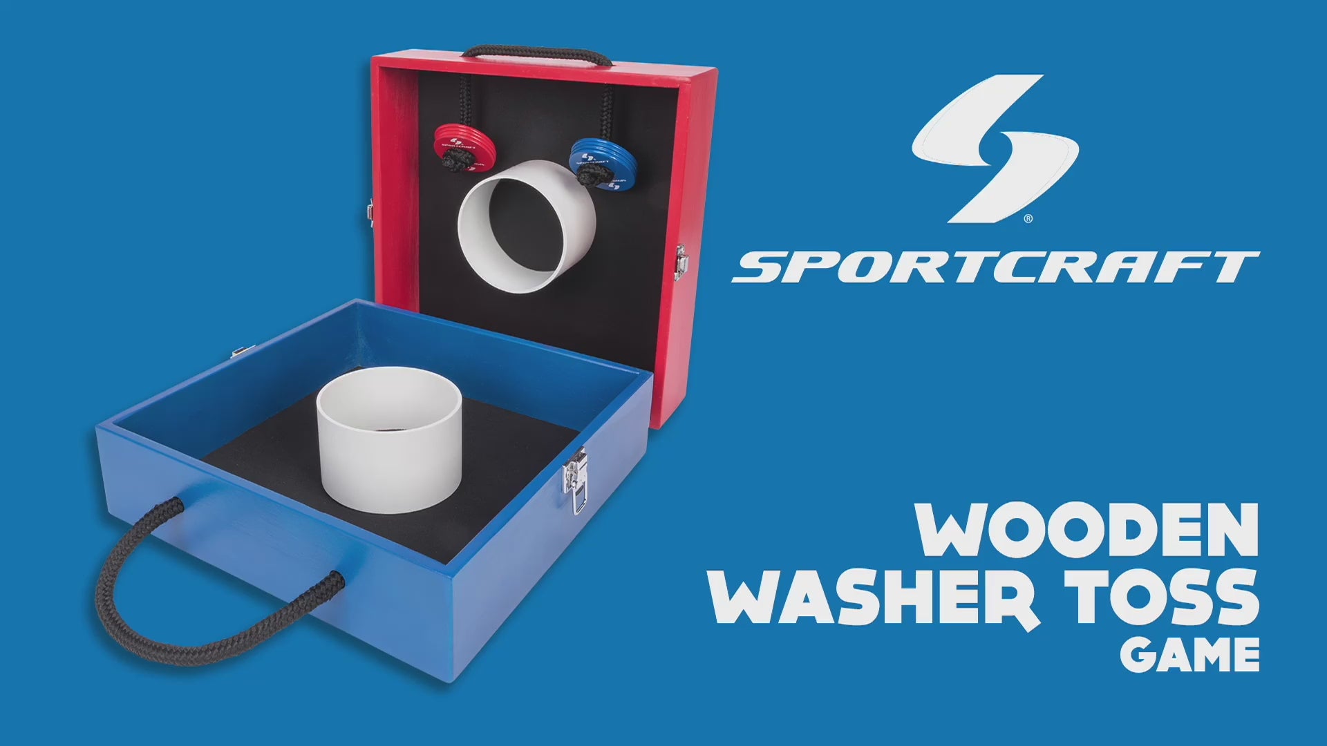 Sportcraft Wooden Washer Toss Game -  Video showing product