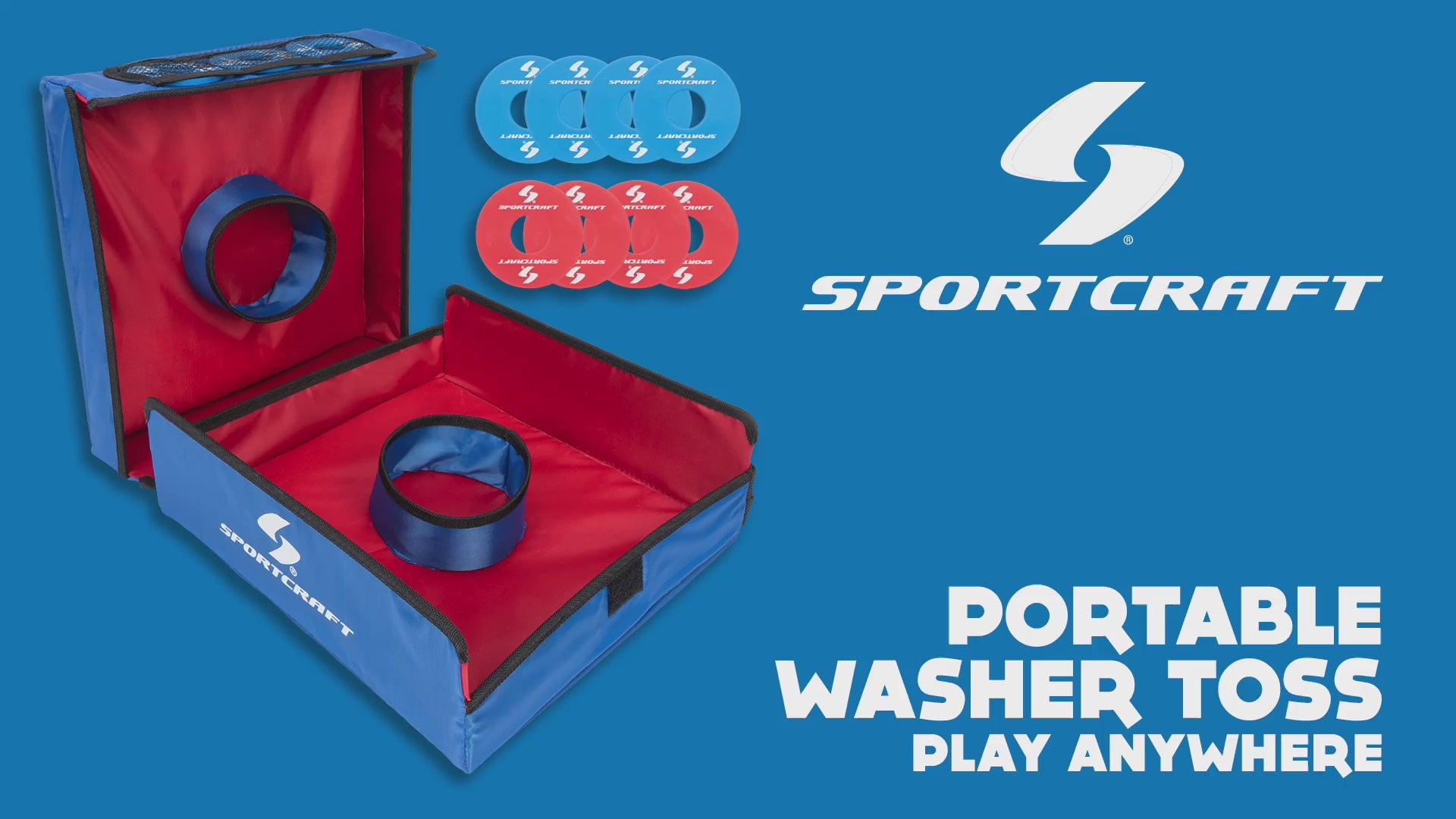 Sportcraft Washer Toss Portable game Video showing product