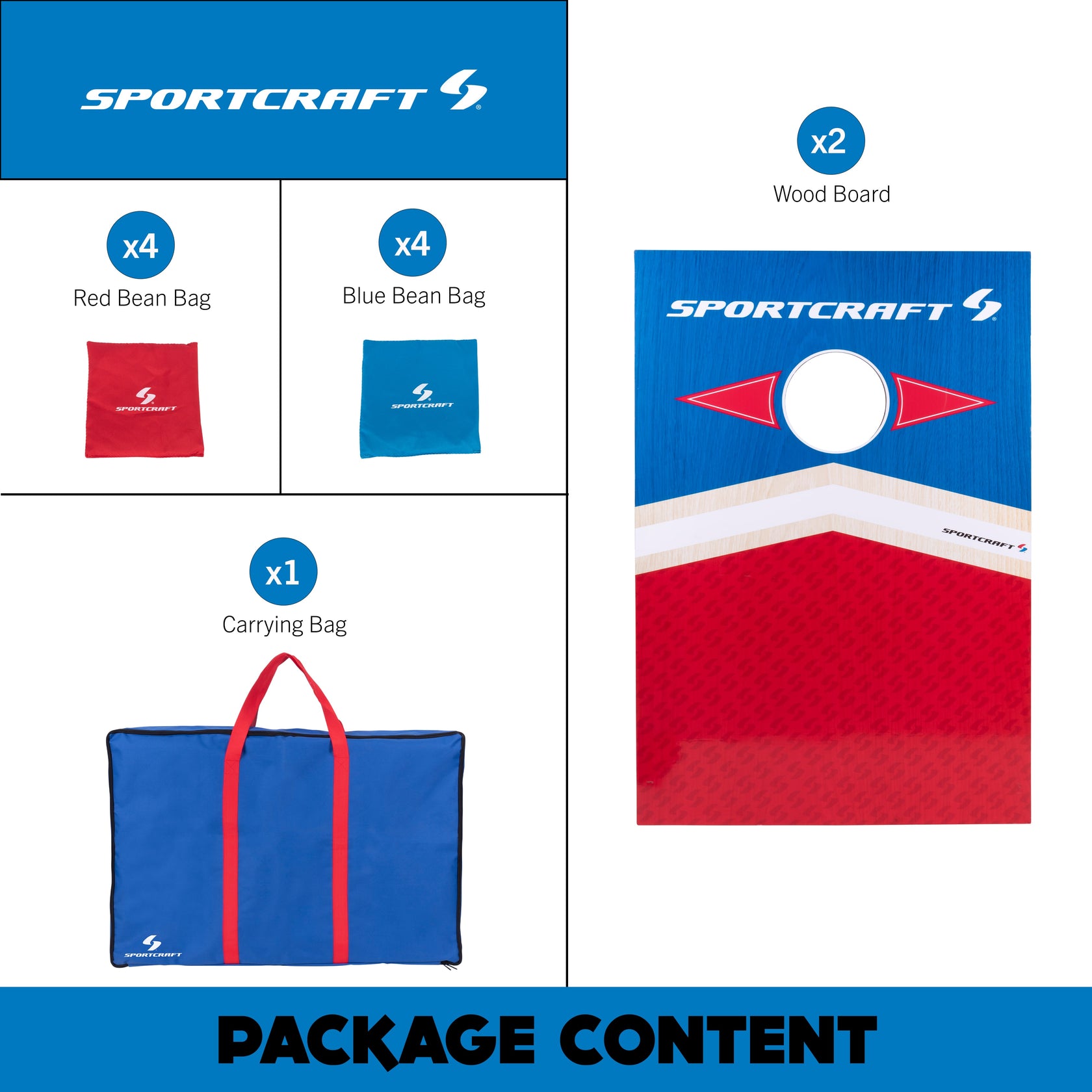 Sportcraft Wooden Cornhole Bean Bag Toss Game Sportcraft Canada