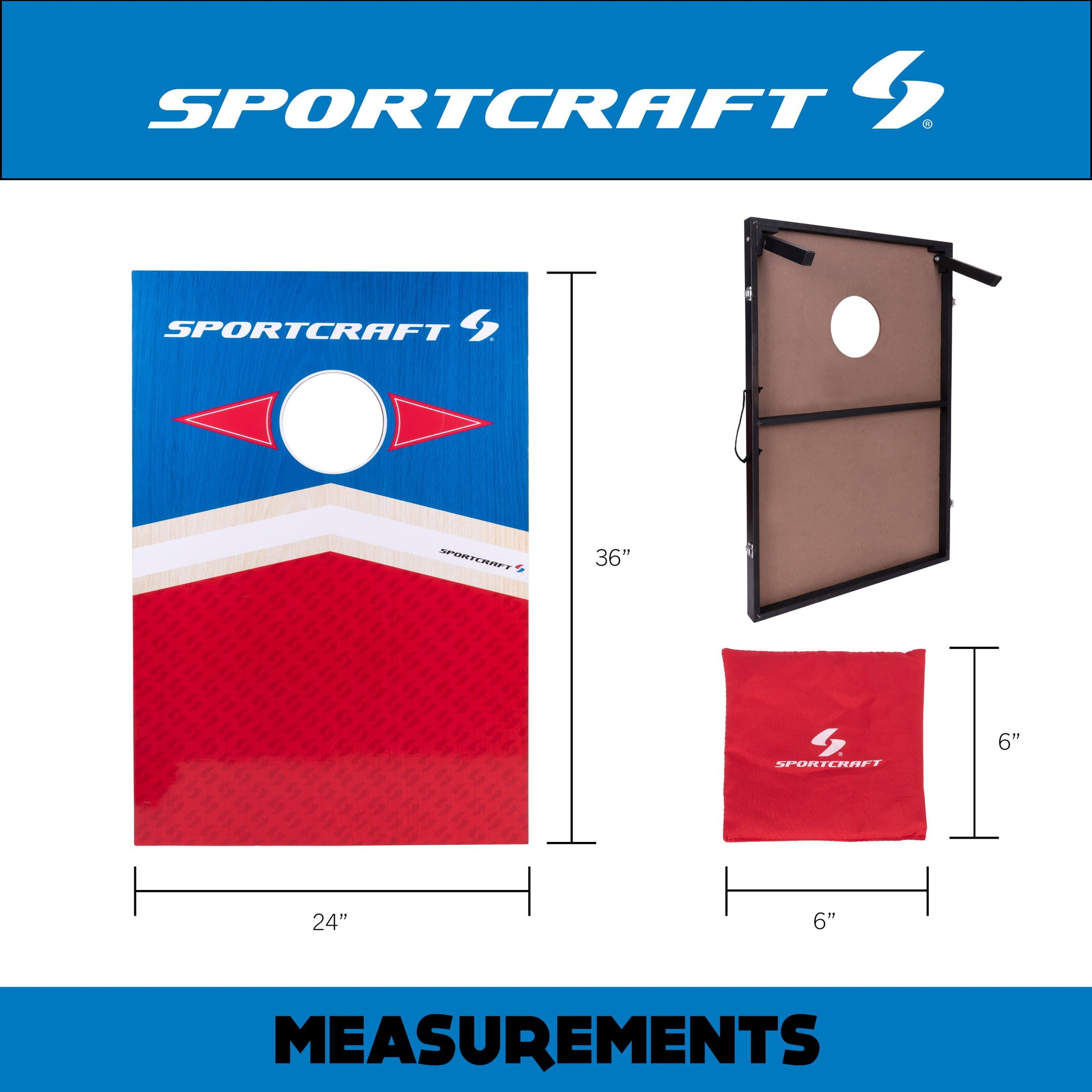 Sportcraft Wooden Cornhole Bean Bag Toss Game Sportcraft Canada