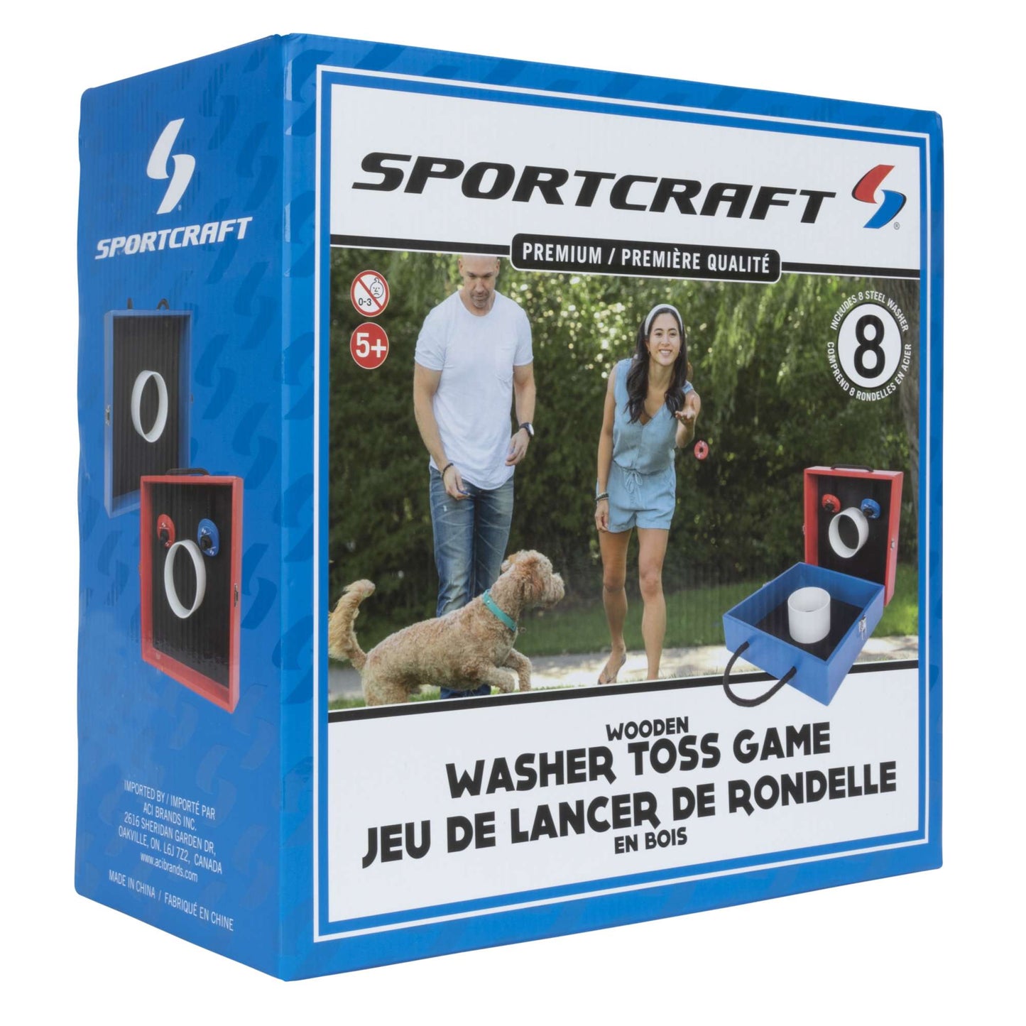 Sportcraft Wooden Washer Toss Game packaging
